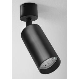 Aqform Pet lampa podsufitowa 1x50W czarna struktura 10045-0000-U8-PH-12