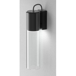 Aqform Modern Glass TP kinkiet 1x10W czarna struktura 26525-M930-D9-00-12