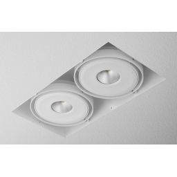 Aqform Squares lampa do zabudowy 2x12W biała struktura 30117-L930-F1-00-13