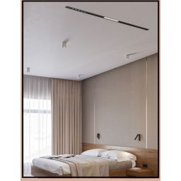 Aqform Mixline lampa do zabudowy 1x24,5 W czarna 30229-M940-W3-00-12