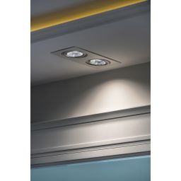 Argon Olimp Plus lampa do zabudowy 2x12W biały 1046BZ