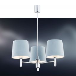 Argon Bolzano lampa wisząca 3x15W błękitny/chrom 1383