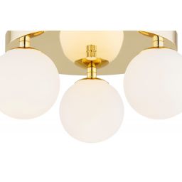 Argon Flavio lampa podsufitowa 3x7W mosiądz/opal mat 1413