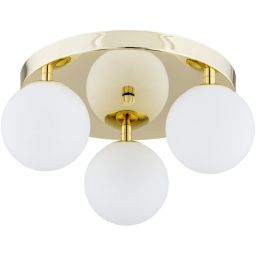 Argon Flavio lampa podsufitowa 3x7W mosiądz/opal mat 1413