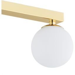 Argon Flavio lampa podsufitowa 3x7W mosiądz/opal mat 1414