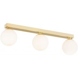 Argon Flavio lampa podsufitowa 3x7W mosiądz/opal mat 1414