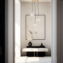 Argon Oviedo lampa wisząca 3x15W przezroczysty/mosiądz 1463