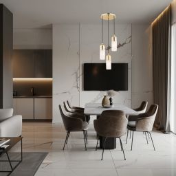 Argon Burgos lampa wisząca 3x15W opal mat/mosiądz 1466