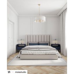 Argon Abbano lampa podsufitowa 5x7W biały/mosiądz szczotkowany 2132