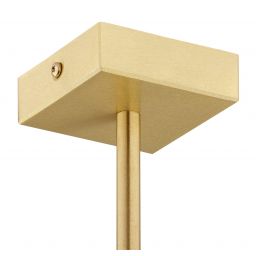 Argon Abruzzo lampa podsufitowa 5x7 W biała-mosiądz 2134