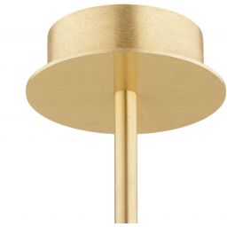 Argon Hampton lampa wisząca 5x7 W mosiądz 2177