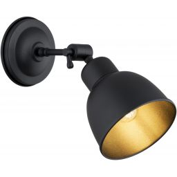 Argon Eufrat kinkiet 1x15W czarny 3185