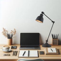 Argon Eufrat lampa biurkowa 1x15W czarny 3197