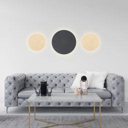 Argon Oregon kinkiet 1x3W LED czarny 3862