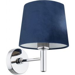 Argon Bolzano kinkiet 1x15 W chrom-granatowy 3908