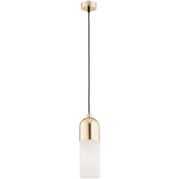 Argon Burgos lampa wisząca 1x15W opal mat/mosiądz 4212