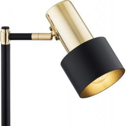 Argon Doria lampa biurkowa 1x15W czarny/mosiądz 4257