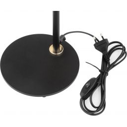 Argon Doria lampa biurkowa 1x15W czarny/mosiądz 4257