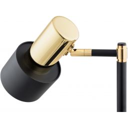 Argon Doria lampa biurkowa 1x15W czarny/mosiądz 4257