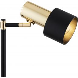 Argon Doria lampa biurkowa 1x15W czarny/mosiądz 4257