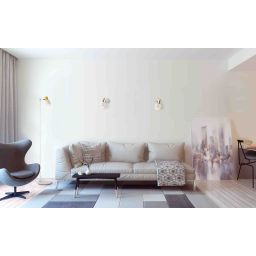 Argon Doria lampa stojąca 1x15W biały/mosiądz 4258