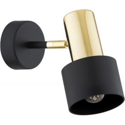 Argon Doria kinkiet 1x15W czarny/mosiądz 4265