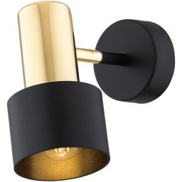 Argon Doria kinkiet 1x15W czarny/mosiądz 4265