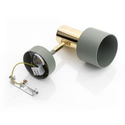 Argon Doria kinkiet 1x15W szałwia/mosiądz 4315