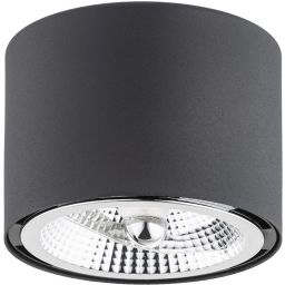 Argon Clevland lampa wisząca 1x12 W czarna 4691BZ