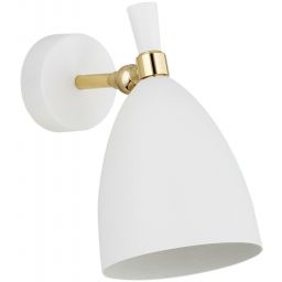 Argon Charlotte kinkiet 1x15W biały/mosiądz 4699