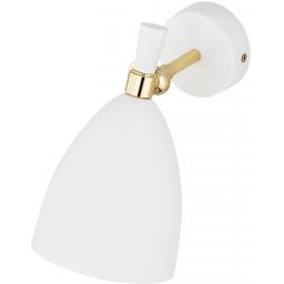 Argon Charlotte kinkiet 1x15W biały/mosiądz 4699