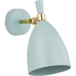 Argon Charlotte kinkiet 1x15W błękitny mat/mosiądz 4700