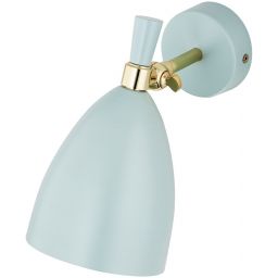 Argon Charlotte kinkiet 1x15W błękitny mat/mosiądz 4700