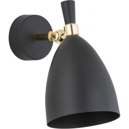 Argon Charlotte kinkiet 1x15W czarny/mosiądz 4701