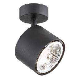 Argon Clevland lampa podsufitowa 1x12W czarny 4703BZ