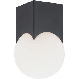 Argon Austin lampa podsufitowa 1x7W czarny mat/opal 4713