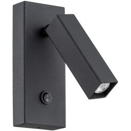 Argon Rock kinkiet 1x6W LED czarny 4723