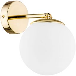 Argon Satelite Plus kinkiet 1x15W mosiądz/opal mat 4744