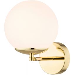 Argon Satelite Plus kinkiet 1x15W mosiądz/opal mat 4744