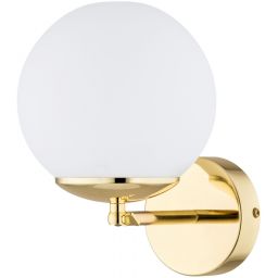 Argon Satelite Plus kinkiet 1x15W mosiądz/opal mat 4744