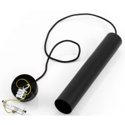 Argon Gomera Plus lampa wisząca 1x5W czarna 4756