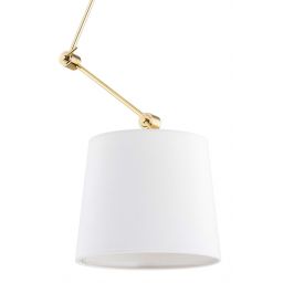 Argon Zakyntos Plus lampa wisząca 1x15W biały/mosiądz 4895