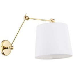 Argon Zakyntos kinkiet 1x15 W biały-mosiądz 4897