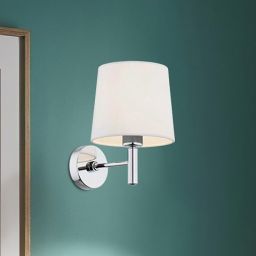 Argon Bolzano Plus kinkiet 1x15 W biały-chrom 4760