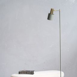 Argon Doria lampa stojąca 1x15W szałwia/mosiądz 4271