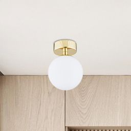 Argon Flavio lampa podsufitowa 1x7W mosiądz/opal mat 4004
