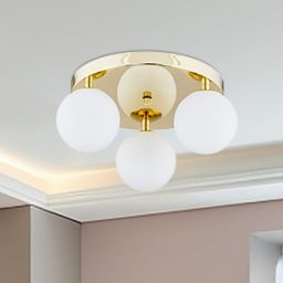 Argon Flavio lampa podsufitowa 3x7W mosiądz/opal mat 1413