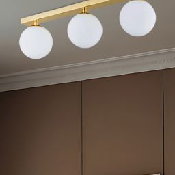 Argon Flavio lampa podsufitowa 3x7W mosiądz/opal mat 1414