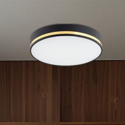 Argon Amore plafon 2x15W czarny/złoty 7041