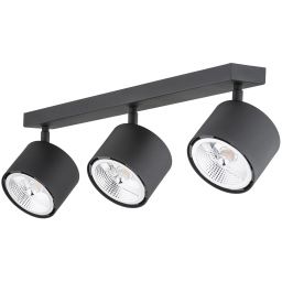 Argon Clevland lampa podsufitowa 3x12W czarny 6101BZ